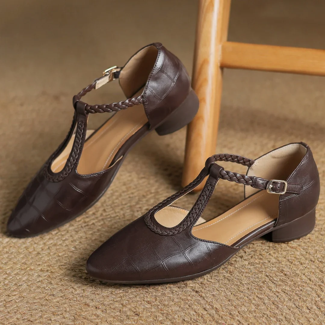 Elena™ | Orthopaedic Leather Shoes