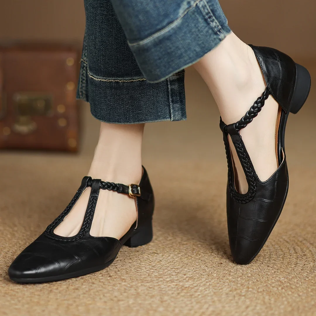 Elena™ | Orthopaedic Leather Shoes
